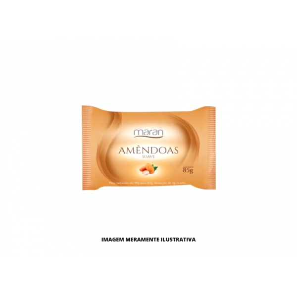 SABONETE - MARAN - 80g SUAVE AMENDOAS - DP12